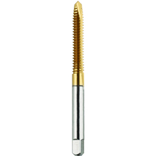 List No. 2070G - #3-48 Plug H2 Spiral Point 2 Flutes High Speed Steel TiN Made In U.S.A. Machine Screw
